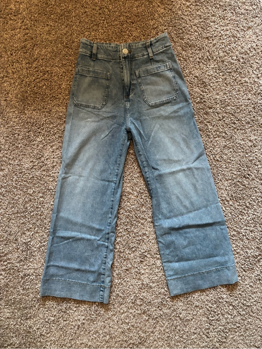 LC Lauren Conrad Mid Wash Wide-Leg Jeans